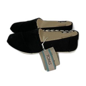 TOMS Alpargata Recycled Cotton Canvas - Men's Size 11 - Black